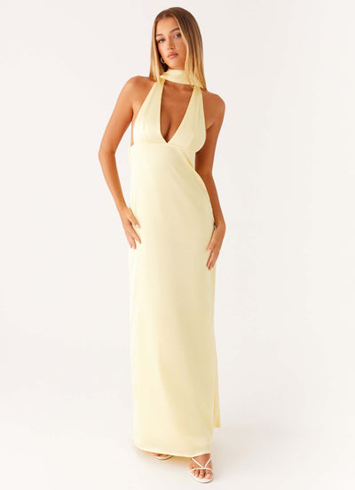 Diora Open Back Dress
