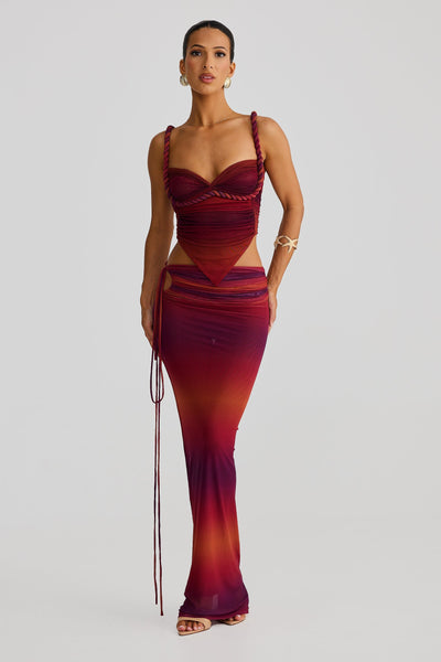 Lina Ombre Two Piece Dress