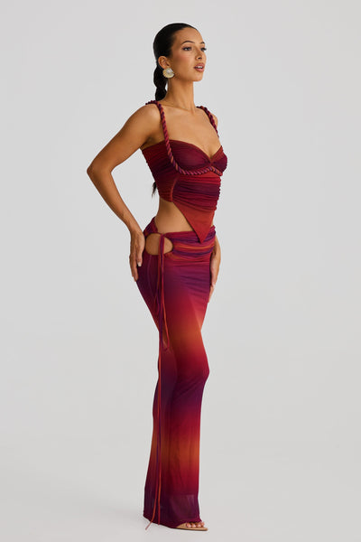 Lina Ombre Two Piece Dress