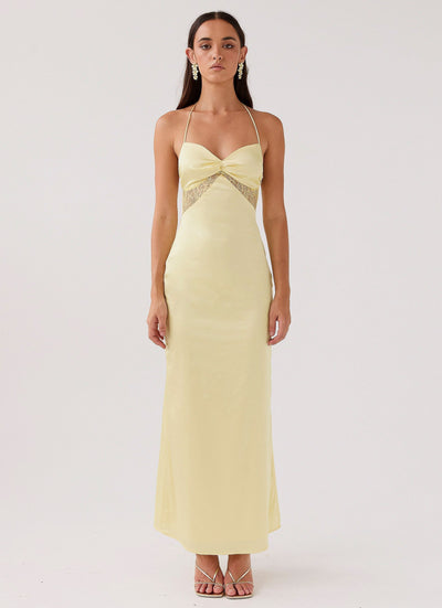 Lola Satin Lace Dress