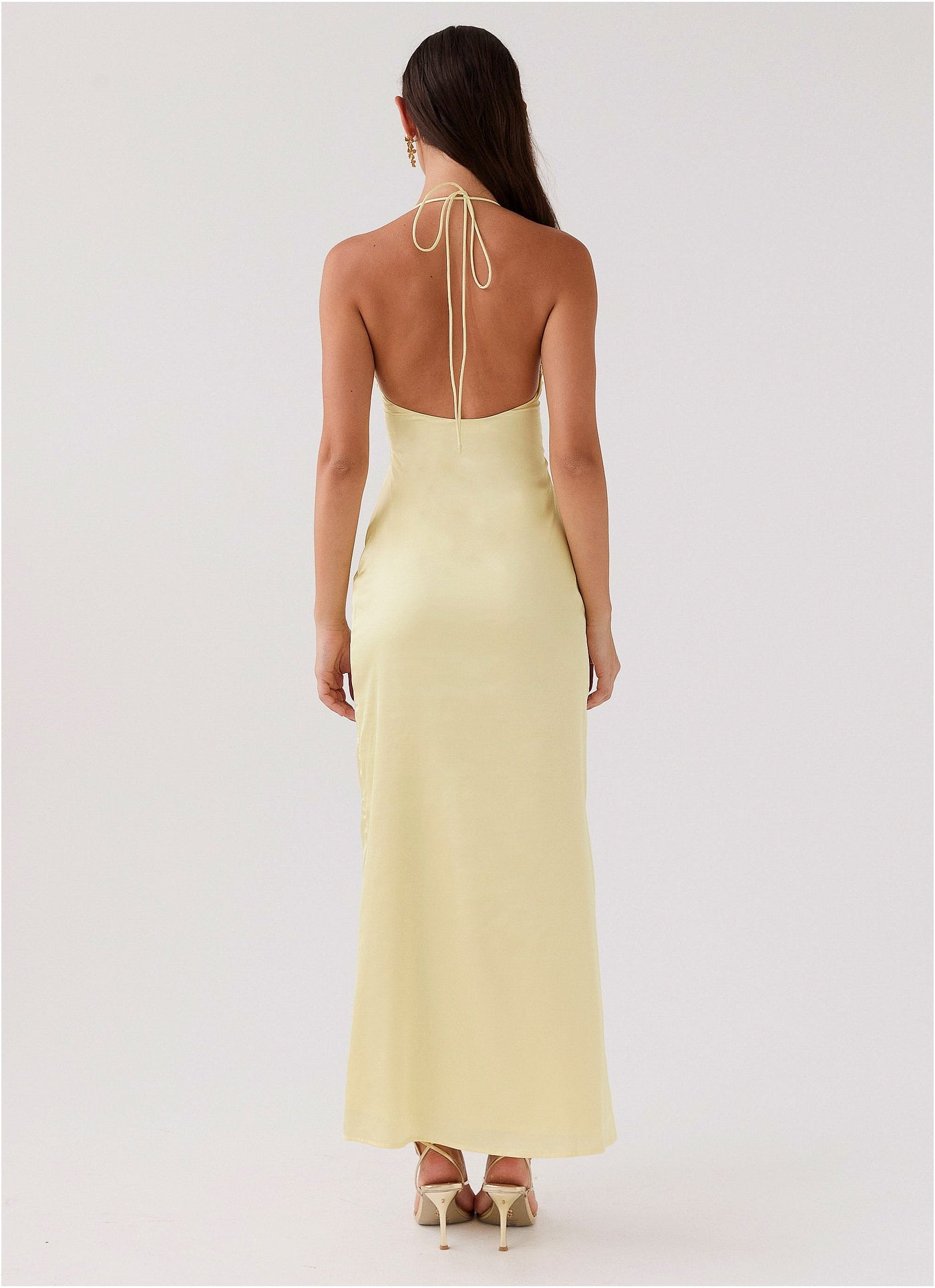 Lola Satin Lace Dress