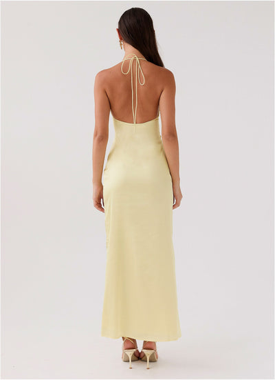 Lola Satin Lace Dress