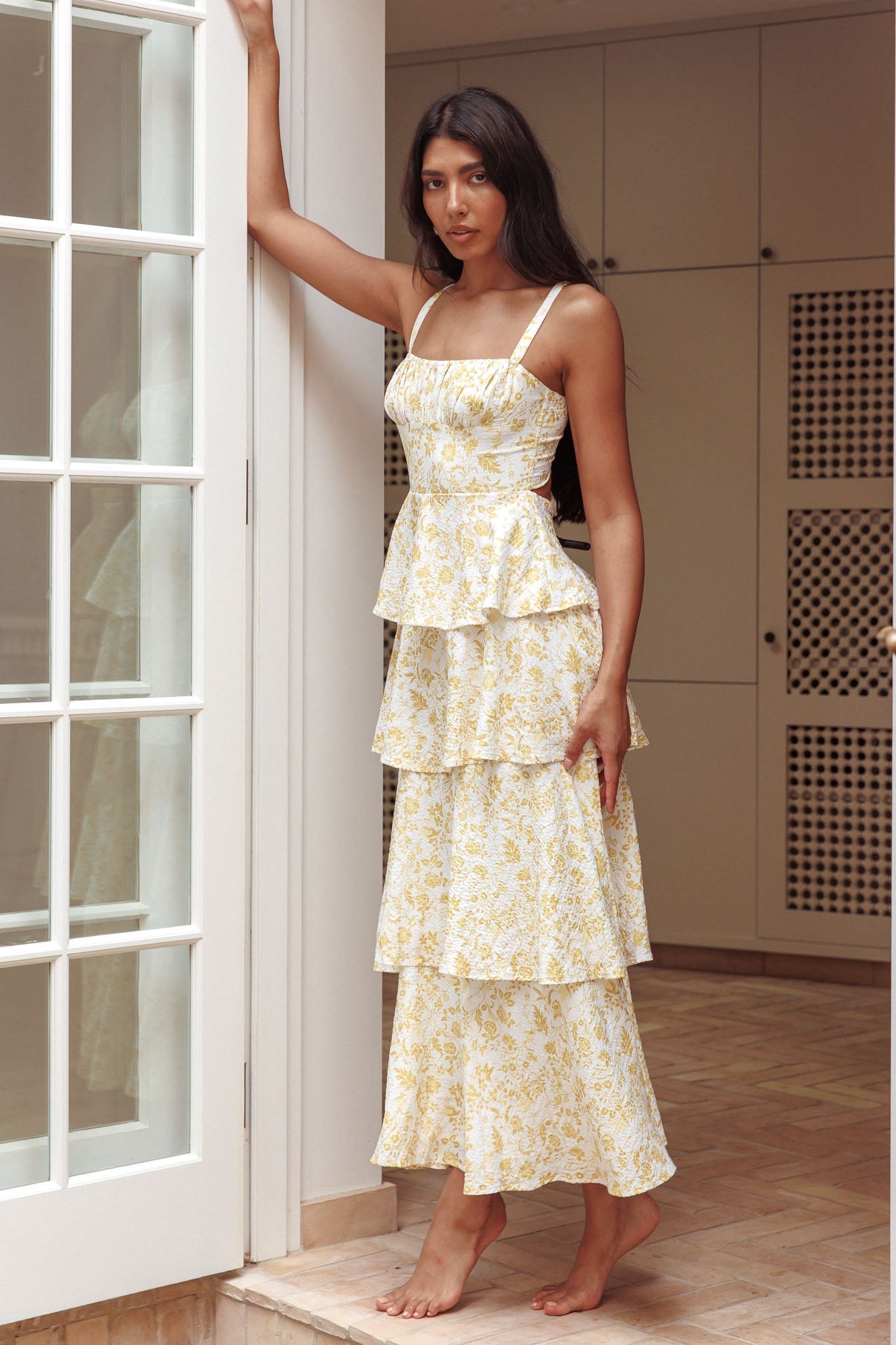 Mathilda Midi Floral Dress